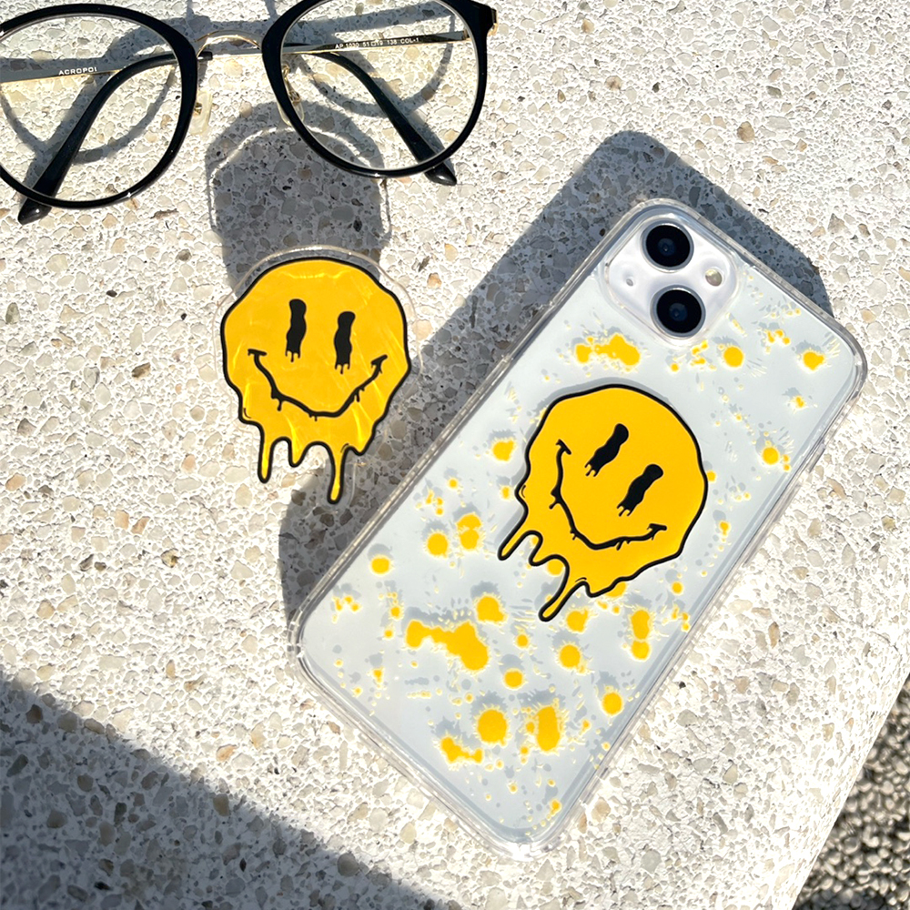 Melting Smiley iPhone ケース
