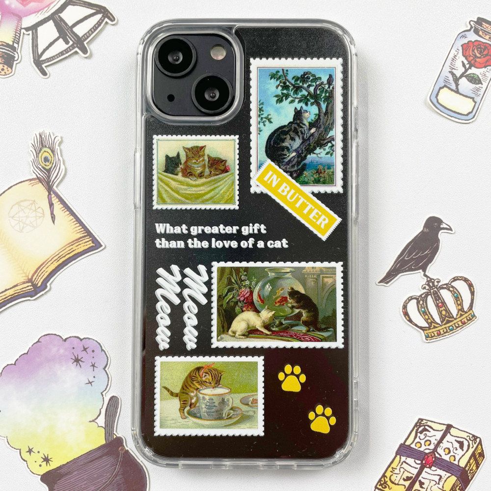 CAT Stamp  iPhone ケース