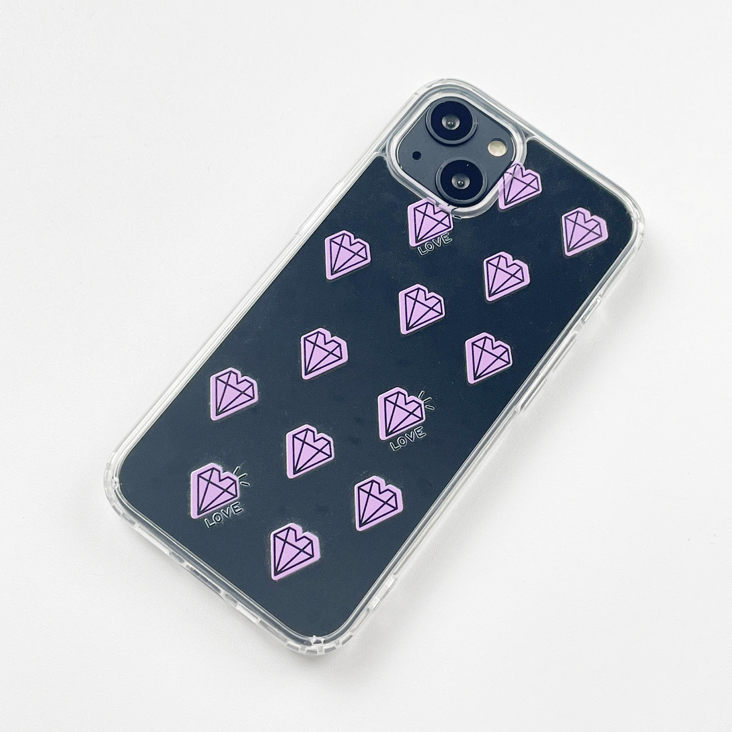 Purple Diamond  iPhone ケース