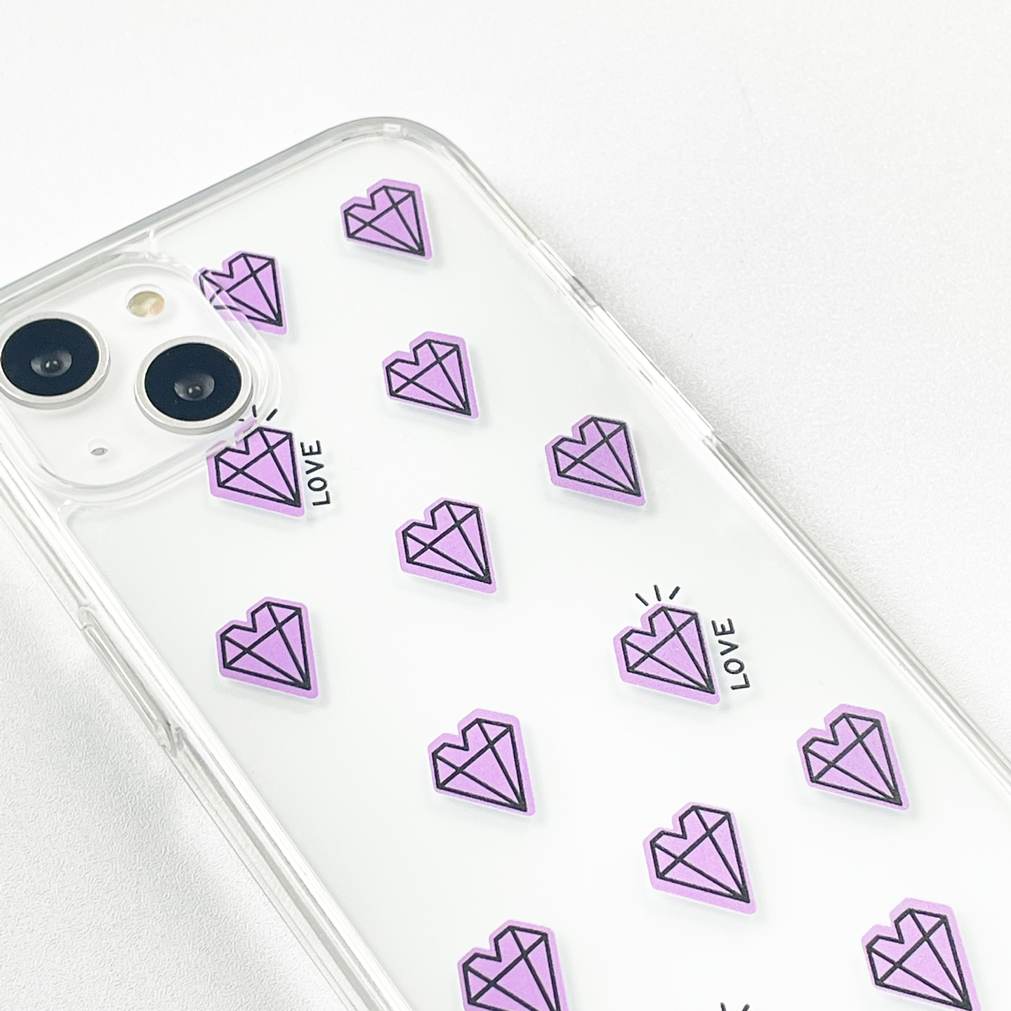 Purple Diamond  iPhone ケース